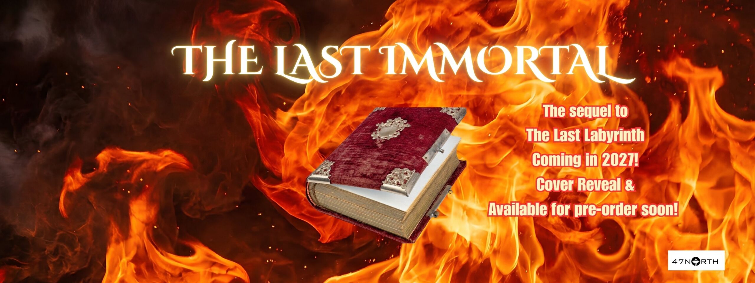 Copy of Coming soon! THE LAST IMMORTAL The follow up book for The Last Labyrinth - 1